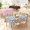 Beige Macaron Pink Coffee Cow Print-12, variant on 12 Pack Disposable Rectangle Tablecloths, Rose Red Yellow Pink Green, Tropical Luau Party Supplies