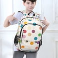 thumbnail image 6 of FORMRS Unisex School Backpack 17" Student Travel Bag with Laptop Compartment, Polka Dot, 6 of 7