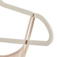 thumbnail image 4 of Better Homes & Gardens Flocked Fabric Clothes Hangers, 30 Count, Beige, 4 of 5