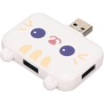 thumbnail image 4 of Expandeur de Port Usb Multifonction Hub Usb Support Charge Rapide Portable Plug And Play pour Bureau (Blanc), 4 of 5