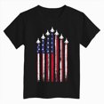 thumbnail image 4 of KPOPLK Boys Tshirts Short Sleeve Shirts for Boys 4th of July Cotton T-Shirts Kids Tees Clothes Summer Tops Size 13-14 Years,Black, 4 of 4