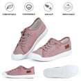 thumbnail image 3 of JENN ARDOR Women's Slip on Shoes Non Slip Fashion Canvas Sneakers Low Top Casual Shoes US Color Pink, Size 6, 3 of 8