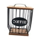 thumbnail image 2 of Soporte para cápsulas de café, organizador de cápsulas con tapa de madera, accesorios para cafetería Estilo B, 2 of 9