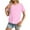 505_Pink2, variant on Blouses for Women Dressy Casual Going Out Women's Clothing Lightweight T Shirts Soft Womens Short Sleeve Tops Pink1