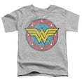 thumbnail image 2 of Wonder Woman Classic 2 Kids T Shirt (4) for Youth Toddler Boys and Girls, Athletic Heather, 2 of 5