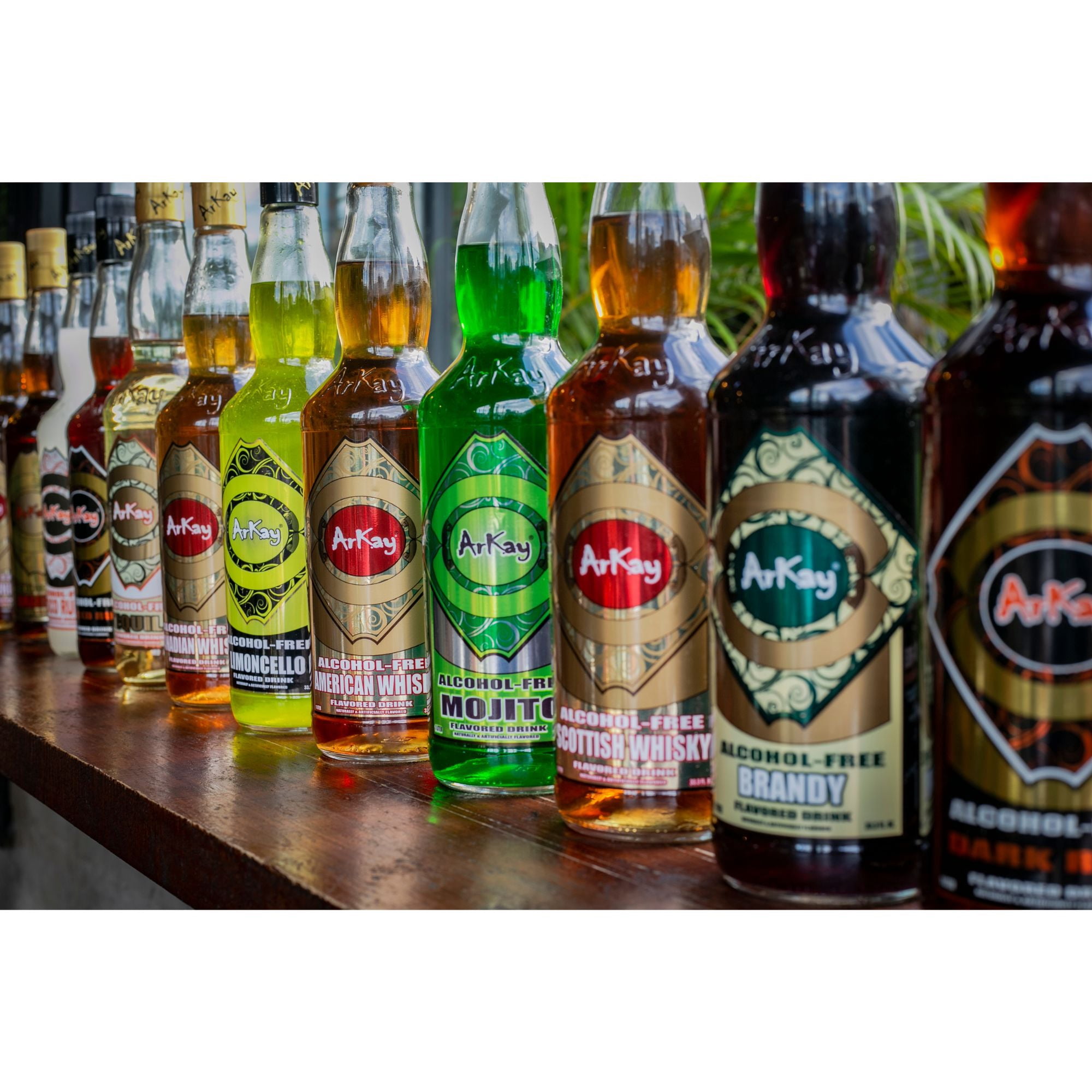 ArKay - Non-Alcoholic Peppermint Liquor | Premium Zero Proof Alternative | 33.3 Fl Oz (1L) | Zero Calories 0 Sugar | Vegan & Gluten Free