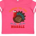 thumbnail image 4 of Inktastic Gobble Wobble Turkey Boys or Girls Toddler T-Shirt, 4 of 5