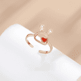 thumbnail image 2 of Rose Gold or Silver Plated Disney Mickey Mouse Outline Ring - Brass Base, 2 of 3