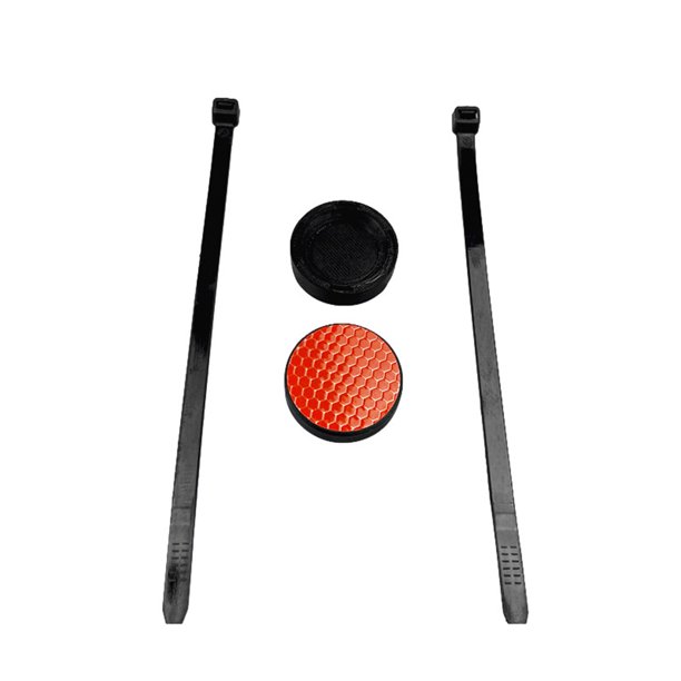 Reflector de luz trasera para bicicleta de montaña, soporte de localizador de seguimiento antirrobo Tmvgtek paseo en bicicleta