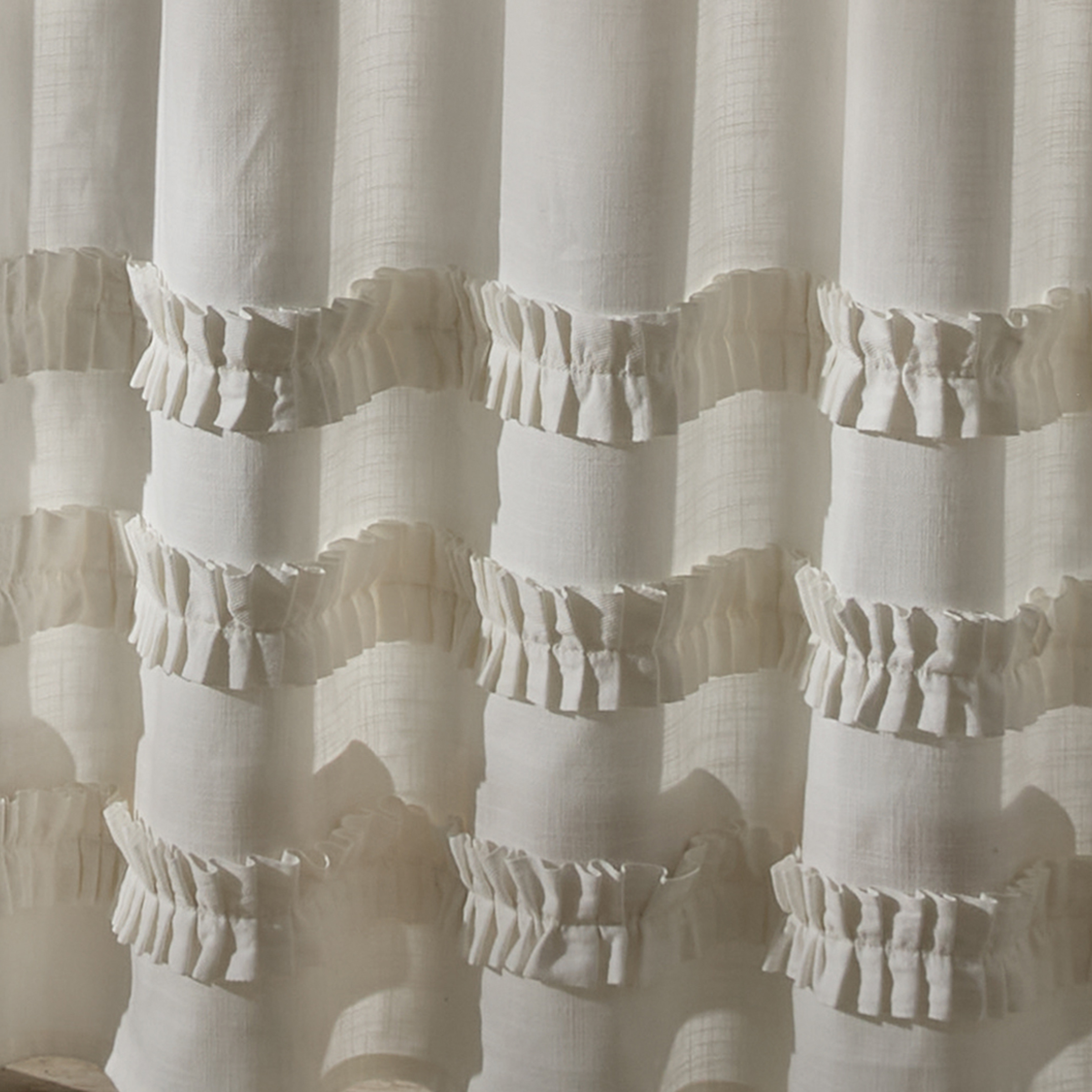 Park Designs Colette Ruffle Shower Curtain