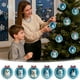 thumbnail image 3 of YiJuHui 1pcs Arctic Animals Christmas Ornament Set, Glittering Bauble with Realistic Wildlife Figurines, Festive Holiday Tree Decor for Winter Wonderland Theme, 3 of 4