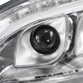thumbnail image 6 of Spec-D Tuning Chrome Projector Headlights w/ LED Signal Lights Compatible with 1998-2006 Mercedes-Benz W220 S-Class, Left + Right Pair Headlamps Assembly, 6 of 7