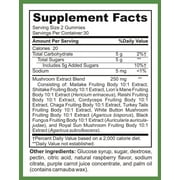 LifeSource Vitamins Mushroom Complex Gummies - Ten Mushrooms - Immune Support - 2,500mg - 60 Gummies