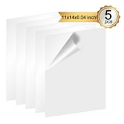 YouLoveIt Clear Acrylic Sheet, Plexiglass Sheets Clear Plexiglass Acrylic Sheet 2/5/10/20pcs Clear Acrylic Sheet for Signs, DIY Display Projects Thickness 1.0mm