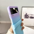 thumbnail image 5 of Full Hinge Protection for Samsung Galaxy Z Flip 5 4 3 5G Case Gradient Hard Shockproof Slim Double Color Cover (Green Pink,for Samsung Z Flip 5), 5 of 14