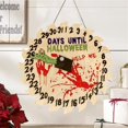 thumbnail image 3 of Calendario de Adviento de madera escalofriante para Halloween, cuenta atrás, decoraciones creativas para el hogar, colgantes de vacaciones, 3 of 4