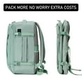 thumbnail image 6 of 16" Travel Carry on Backpack with 13 Pockets Full Open Casual Daypack with USB Charge Port for Underseat Airplane Personal Item Bag for Men Women, 6 of 8
