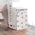 thumbnail image 6 of Easygdp Heart Panda 2 Pcs Bookend Large Capacity Office Book Ends for Home Office Library School Study Decoration, 6 of 8