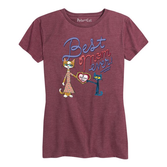 Pete The Cat - Best Mom Ever - Women's Short Sleeve Graphic T-Shirt