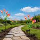 thumbnail image 5 of Artificial Solar Light Ground Stake Fake Flower For Garden Outdoor Faux With LED Lamp Waterproof Yard Decoration For Patio, 5 of 6