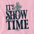 thumbnail image 2 of Beetlejuice Its Showtime Text Unisex Adult T-Shirt, Pink, Small, 2 of 6