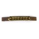 thumbnail image 5 of 1x Guitarra Bridge Punete de Roller de para Principiantes Producción Instrumentos Musicales Baoblaze Jazz Guitar Rosewood Bridge, 5 of 8
