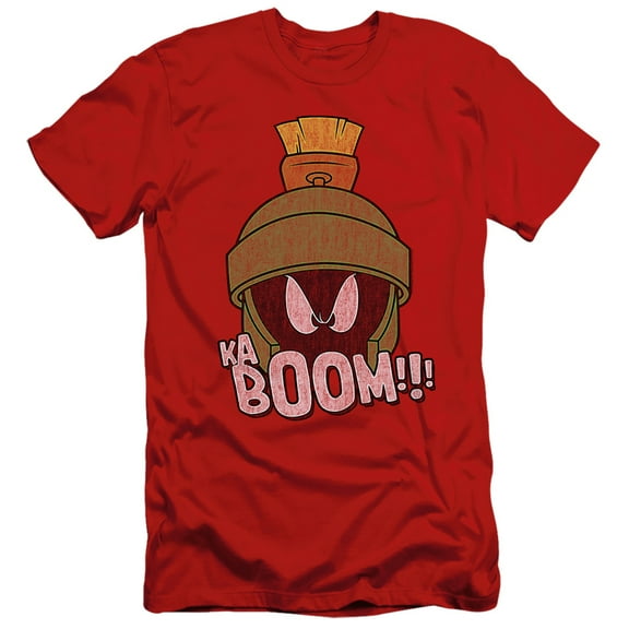 Looney Tunes Kaboom S/S Adult 30/1 T-Shirt Red