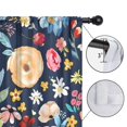 thumbnail image 4 of Blackout Kids Curtains,Pioneer Flower Floral Print Pattern Childrens Insulated Curtains Set Of 2,Bedroom Essentials,Toddler Room Decor 42"x63", 4 of 5