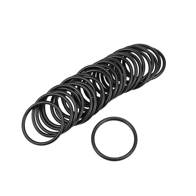 Unique Bargains O-Rings Caoutchouc Nitrile 28mm Diamètre Intérieur 33mm OD 2.5mm Largeur Joint Rond 25Pcs