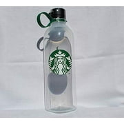 Starbucks Siren Reusable Clear Plastic Water Bottle, 24 Fl Oz