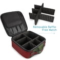 thumbnail image 6 of Makeup Train Case with Adjustable Dividers,Cosmetic Bag Portable Portability Bag Case Gifts Origami Tree, 6 of 8