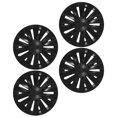 thumbnail image 1 of Tapacubos De Automóvil De 19 Pulgadas, Negro Mate, 4 Piezas, Rueda Antiimpacto De Fácil Instalación, Llanta Completamente Envolvente Para Modelo Y, 1 of 7
