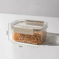 thumbnail image 2 of Rbaofujie Glass Storage Containers with Lids Sealed Storage Tank for Cereals Large Storage Box Kitchen Food Storage Dry Fruit Tea Sealed Tank Cereal Containers Storage, 2 of 2