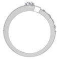 thumbnail image 3 of 0.75 CT TW Diamond Buckle Ring 18K White Gold (G,VS), 3 of 5