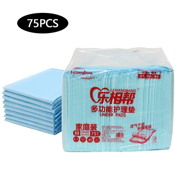 Alèse Jetable Tapis d'Urine Couches pour Adultes 75 Pcs Alèse Jetable pour Personnes Âgées Alèse de Lit pour Adultes Tapis d'Urine Couches de Soins Maternels