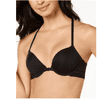 dkny new black women's size 32c t-back underwire padded push up bras deal