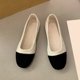 thumbnail image 5 of Zapatos Casuales Planos para las Mujeres Color-Bloque Dedo Redondo Boca Poco Profunda Deslizamiento en Zapatillas de Lienzo Primavera, Zapatos de Lienzo para las Mujeres, 5 of 9