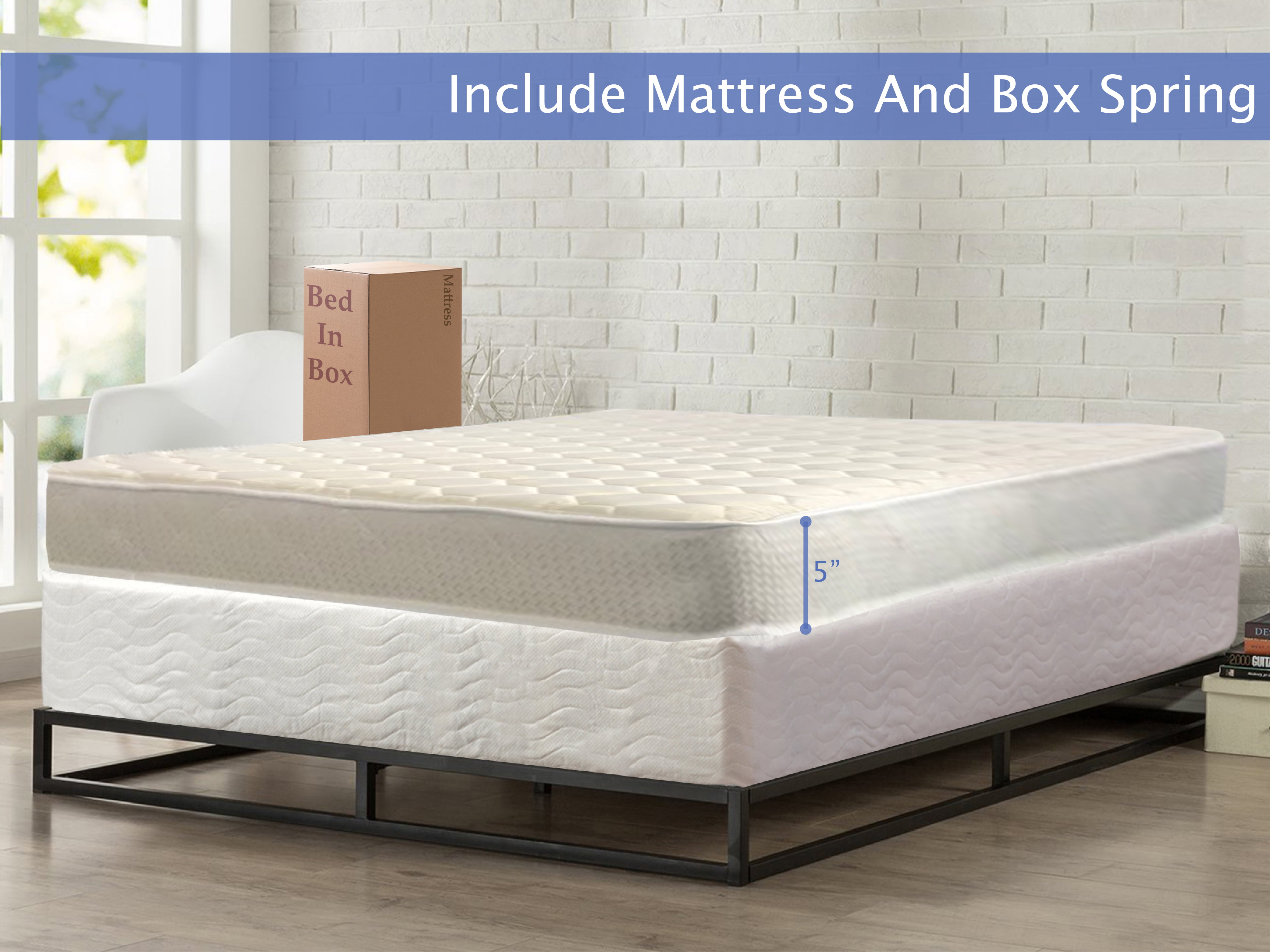 5 full size medium density mattress foam
