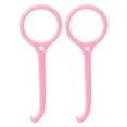 thumbnail image 1 of 2 piezas de removedor de alineadores profesional para aparatos dentales y retenedores, herramienta para el cuidado bucal, color rosa, 1 of 14