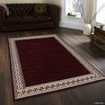 thumbnail image 2 of Allstar Rugs Allstar Woven Aztec Solid Modern Rug Burgundy 7' 6"x10' 5" 8' x 10', 2 of 5