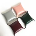 thumbnail image 4 of Coin Tray Leather Collapsible Save Space Storage Trays Collapsible Square Portable Holder Accessory Watch Change Living Room Green 1, 4 of 9