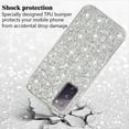 thumbnail image 4 of Compatible with Samsung S20 FE Case Glitter Shockproof, for Samsung Galaxy S20 FE Phone Case Bling Sparkly Soft TPU and PC Silicone Shiny Girl Women Thin Protective Cover (Silver), 4 of 14