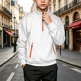 thumbnail image 4 of Boys Quarter Zip Hoodies Sweatshirt Long Sleeve Pullover Top Zipper Pocket Casual Hooded, 4 of 8