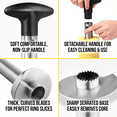 thumbnail image 3 of Pineapple Cutter and Corer with Triple Reinforced Stainless Steel - Easy-To-Use Pineapple Corer with Thicker Blade Stainless steel silver, 3 of 6