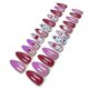 thumbnail image 5 of 24 uñas postizas con diseño de corazones rojos para San Valentín, para usar, para usar, parches para uñas., 5 of 6