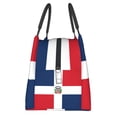 thumbnail image 2 of Dominican Republic Flag Lunch Bag Reusable Insulated Lunch Tote Cooler Box For Women Men, 2 of 7