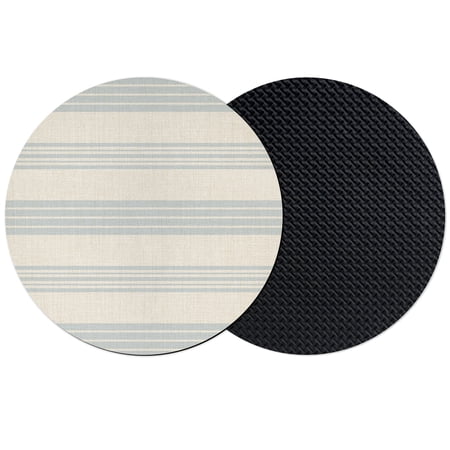 Blue Vertical Stripes Coasters Set of 2 Absorbent Coasters for Drinks Modern Simple Geometric Art Beige Coaster for Desk Coffee Table Protection Home Decor House Warming Gifts 4