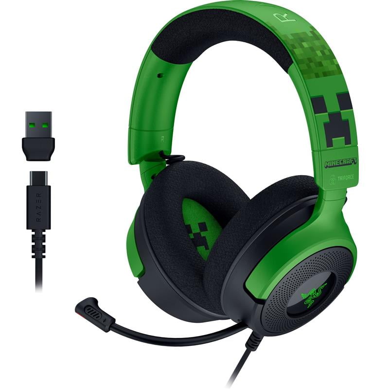 Razer Kraken V4 X - Minecraft Edition