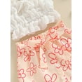 thumbnail image 6 of Bagilaanoe 3Pcs Toddler Baby Girls Summer Clothes Sleeveless Tank Tops + Floral Skirt + Sun Hat 6M 9M 12M 18M 24M 3T 4T Kids Casual Skirt Set, 6 of 8
