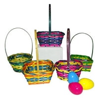 10" Springtime Easter Mini Woven Basket Assortment-Includes 1; styles vary